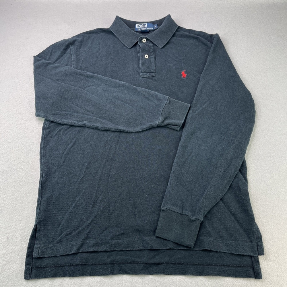 Polo Ralph Lauren |Long-Sleeve Navy Polo Shirt| Size Medium